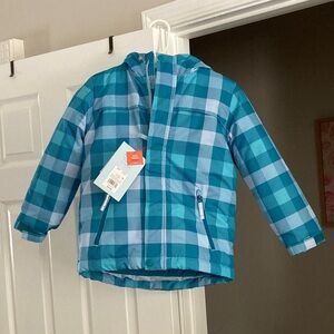 Cat & Jack boys size 6X/7 very warm winter 3 in 1 coat, outer and inner jacket